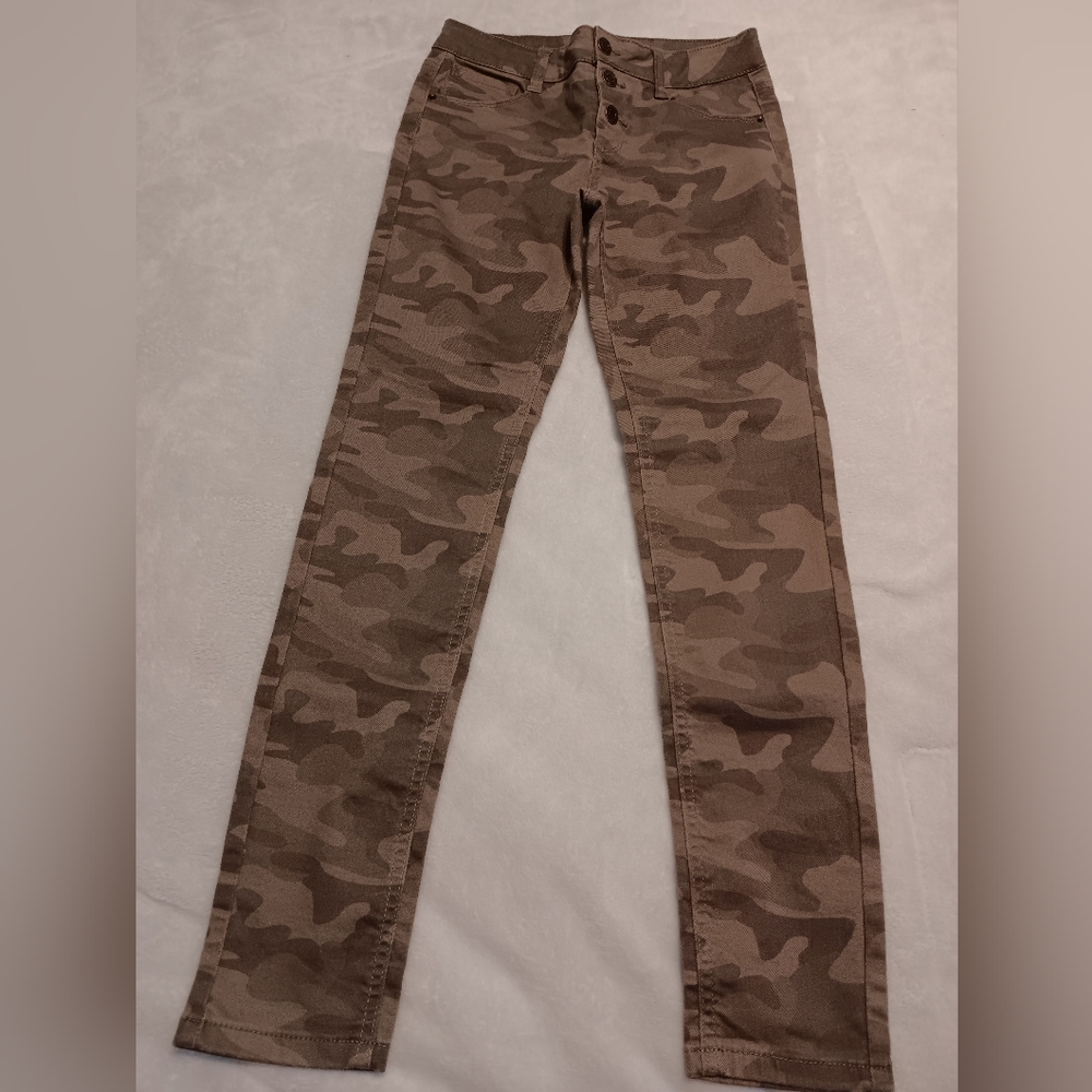 Girls Camo Jeans
